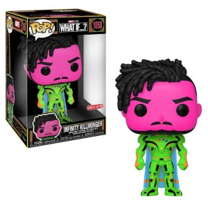 Funko Pop! Infinity Killmonger 10-Inch, Blacklight, What If...? 1058 - Target Exclusive Vinyl Figure - Imagen 1