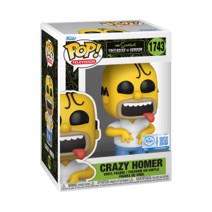 Funko Pop! Crazy Homer Vinyl Figure #1743 - Imagen 1