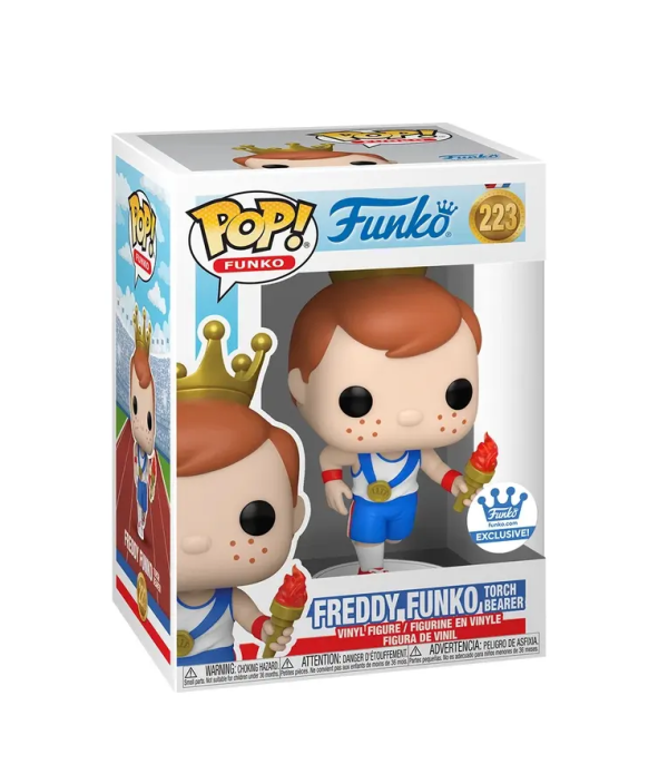 Funko Pop! Freddy Funko Vinyl Figure #223 Torchy Freezee Blue Crown Exclusive