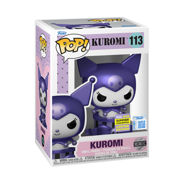 Funko Pop! Kuromi Vinyl Figure #113 (Glitter, Exclusive)