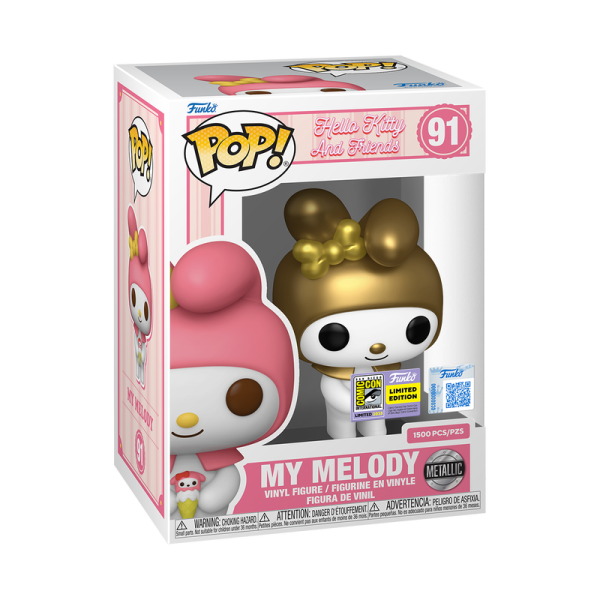 Funko Pop! My Melody Vinyl Figure #91 (Metallic, Exclusive)