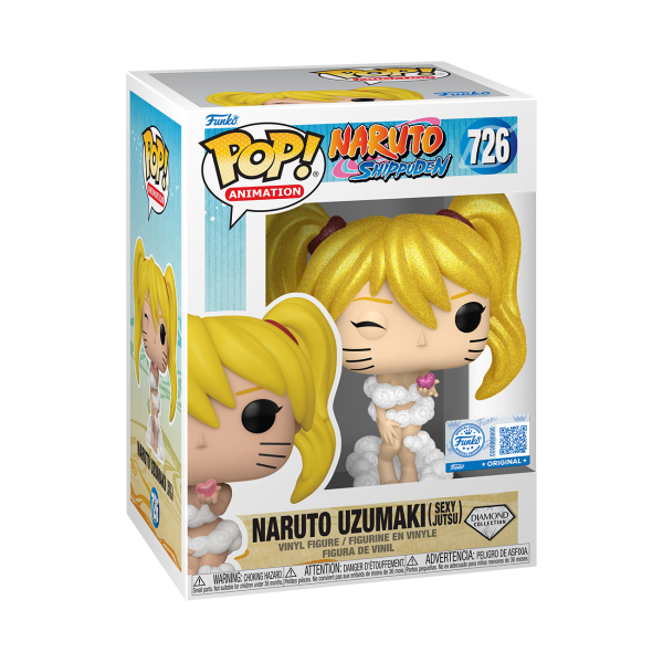 Funko Pop! Naruto Uzumaki (Sexy Jutsu) Vinyl Figure #726 Diamond Collection