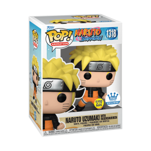Funko Pop! Naruto Uzumaki with Rasenshuriken Vinyl Figure #1318 Glow in the Dark Exclusive - Imagen 1