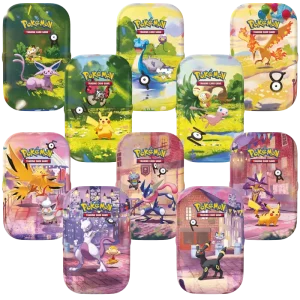 Mini tin Lata 30th Celebration Pokémon en inglés